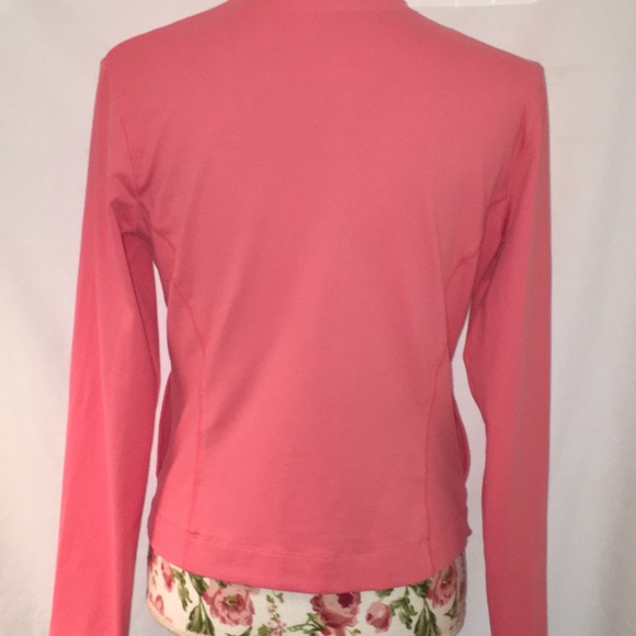 EUC Soft ,Coral workout jacket . Size Small. - Picture 2 of 4